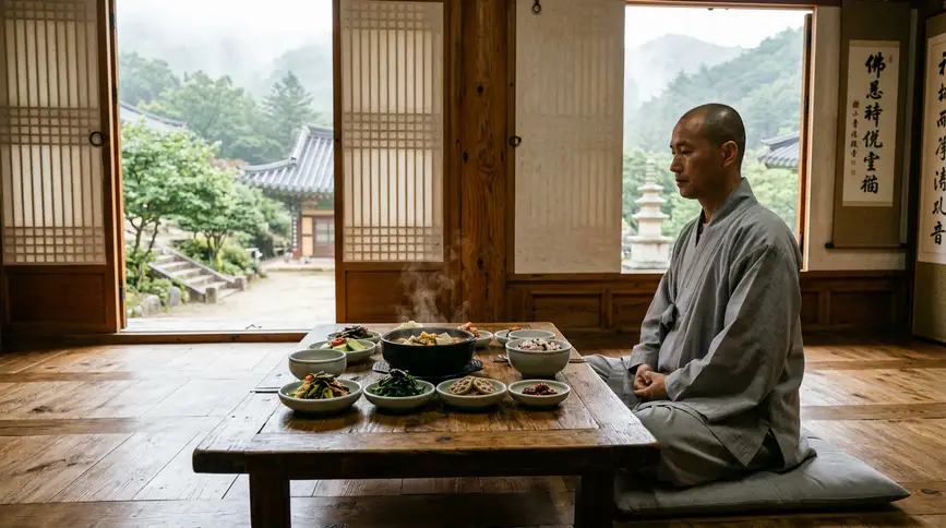 Korean temple food sachal eumsik nourishes body and soul together.