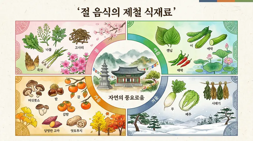 Nature's Bounty: Temple Food Through Four Seasons