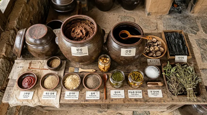 Temple fermented foods provide probiotics and deep natural umami flavor.