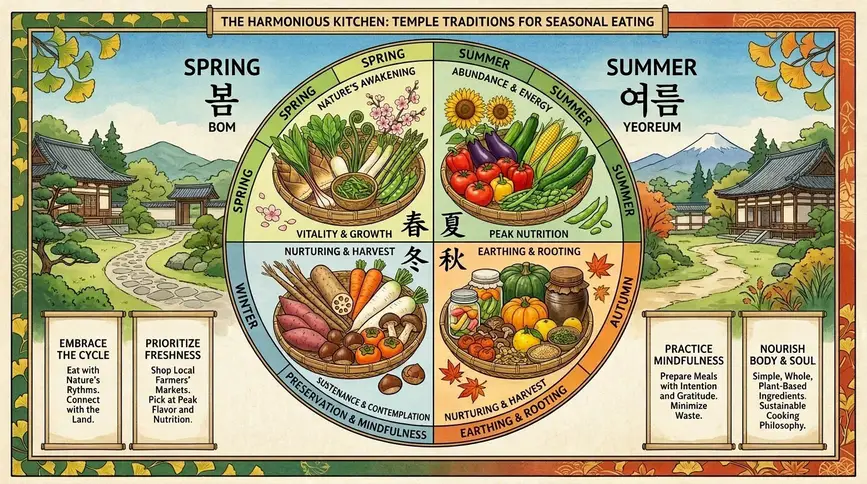 Seasonal eating provides peak nutrition following nature's cycles mindfully.