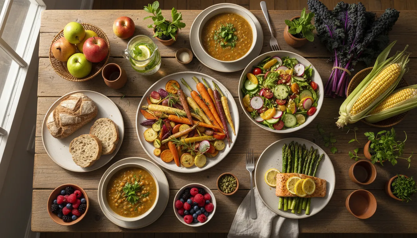 Naturally Balanced Nutrition: Healthy Meals with Seasonal Ingredients