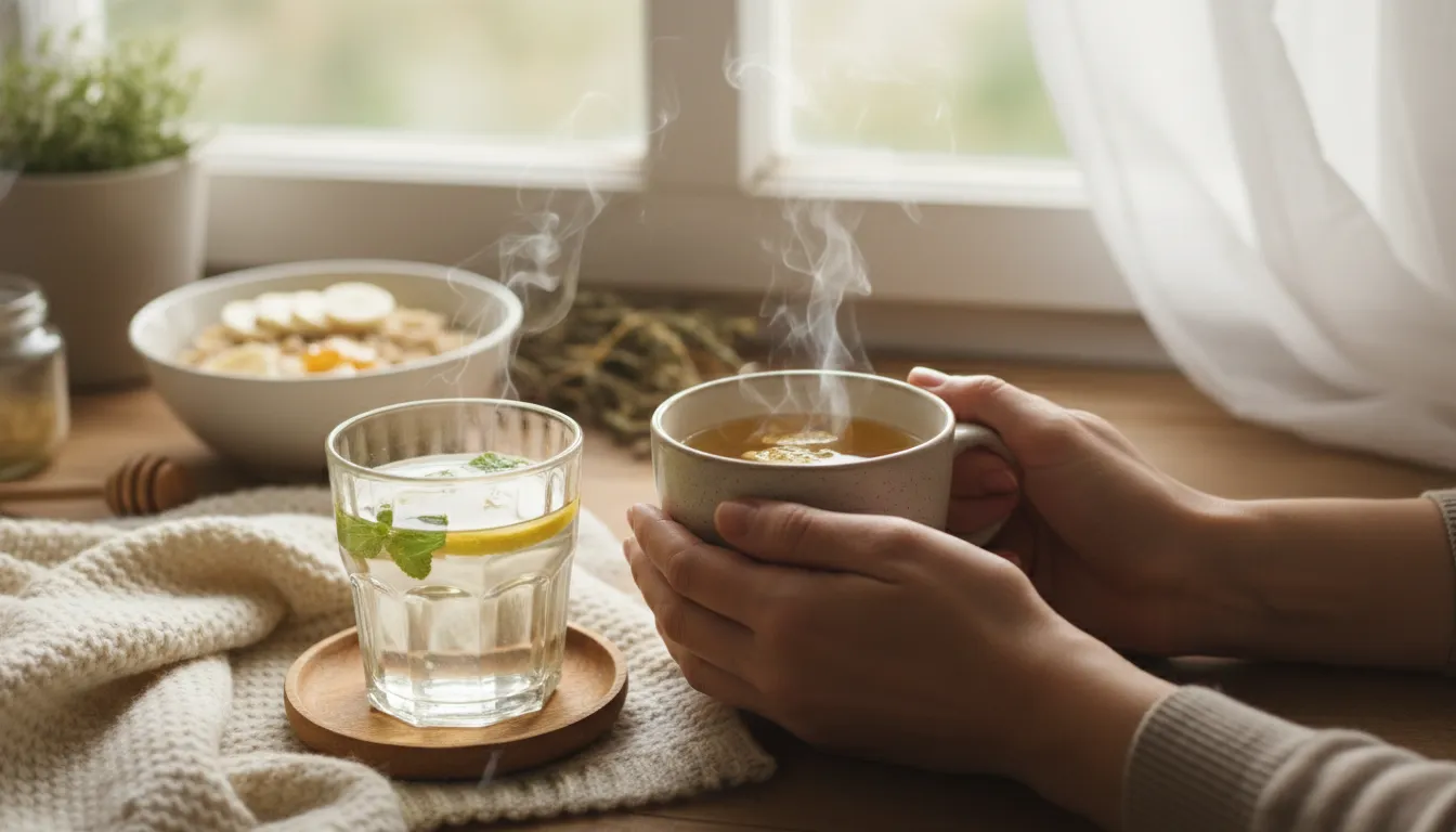 Comforting Digestion with Warmth and Hydration