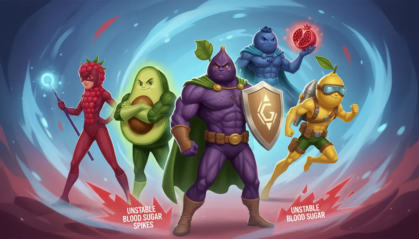 The Summer Fruit Avengers for Stable Blood Sugar